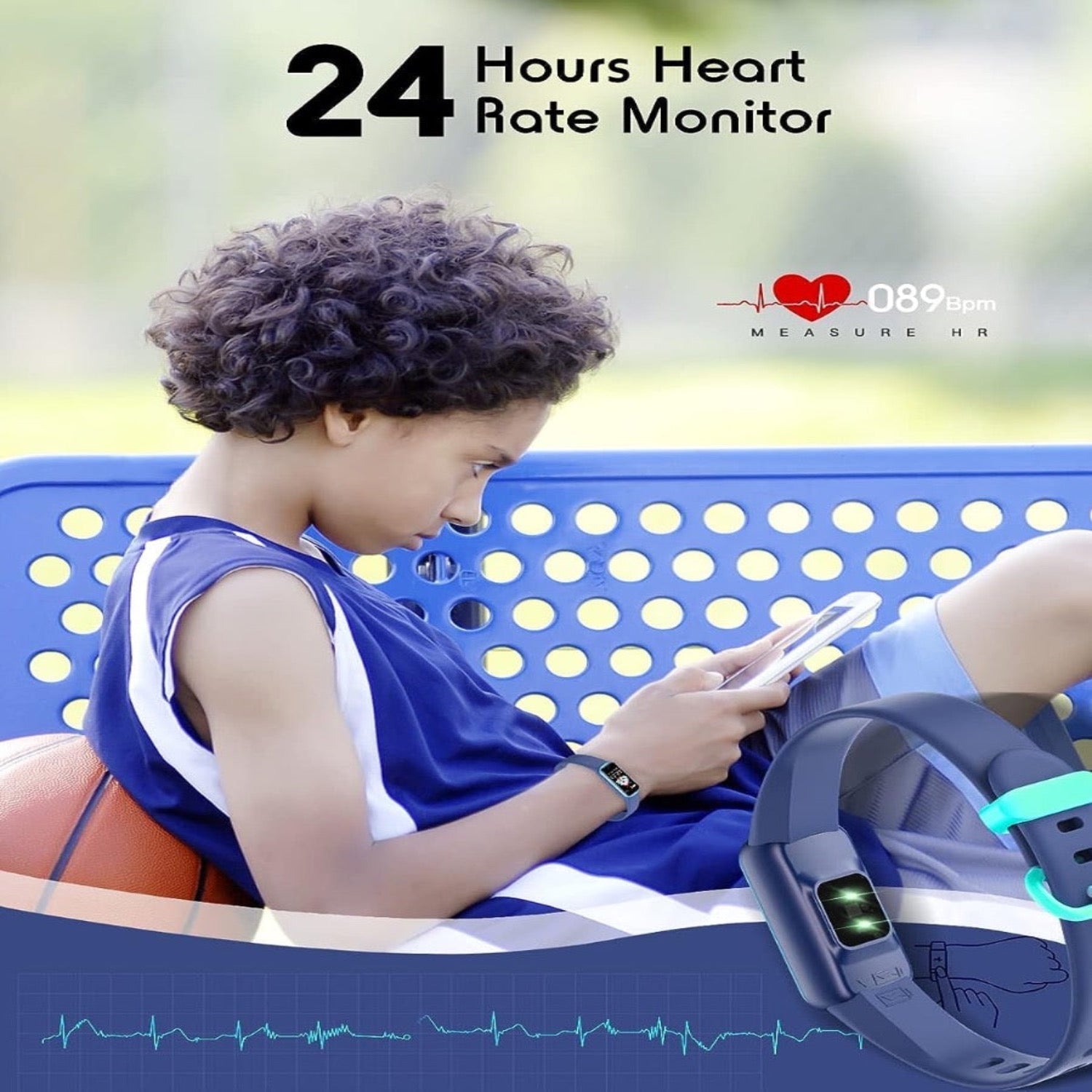 VierraSol | Reloj de Actividad para Niños – Reloj Inteligente de Fitness con GPS y Monitor de Frecuencia Cardíaca