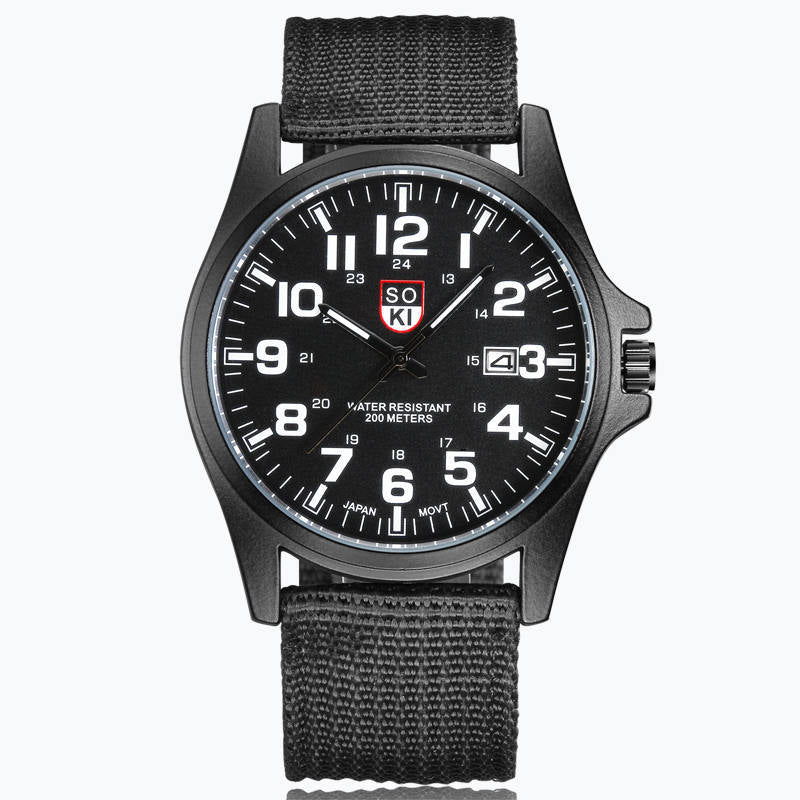 VierraSol | Reloj de Campo Militar para Hombre con Esfera Luminosa