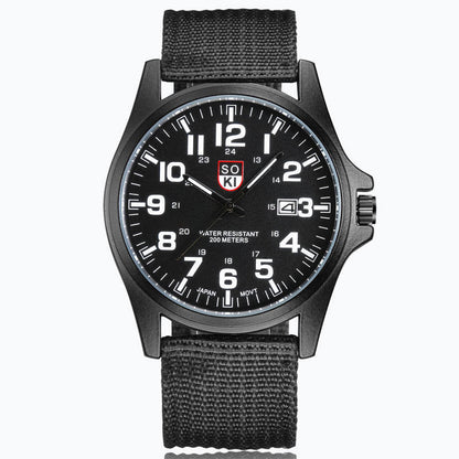 VierraSol | Reloj de Campo Militar para Hombre con Esfera Luminosa
