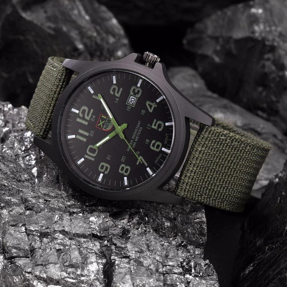 VierraSol | Reloj de Campo Militar para Hombre con Esfera Luminosa