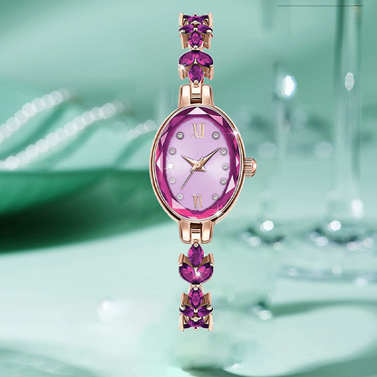 VierraSol | Reloj de cuarzo elegante y repelente al agua para mujeres