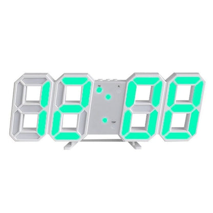 VierraSol | Reloj de Pared LED 3D LumiSync – Reloj Digital Moderno con Iluminación Regulable