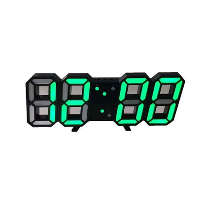 VierraSol | Reloj de Pared LED 3D LumiSync – Reloj Digital Moderno con Iluminación Regulable