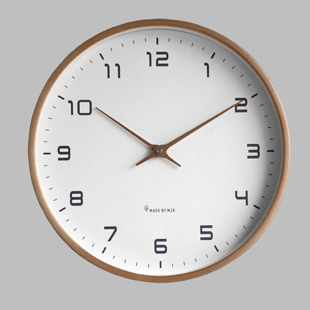 VierraSol | Reloj de Pared Minimalista Silencioso Sin Tictac
