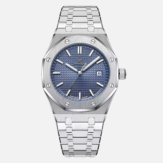 VierraSol | Reloj Deportivo Octagonal para Hombre con Esfera Texturizada