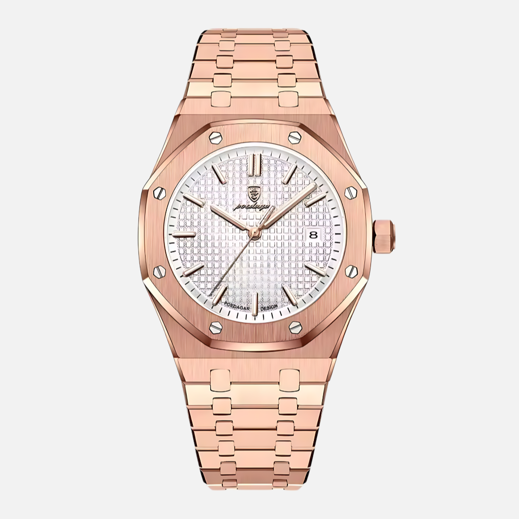 VierraSol | Reloj Deportivo Octagonal para Hombre con Esfera Texturizada