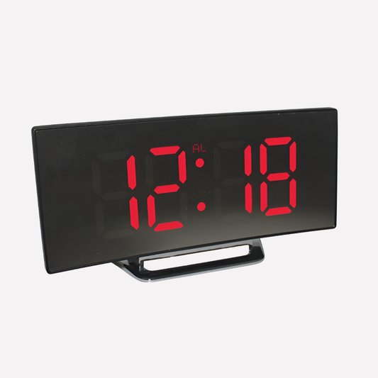 VierraSol | Reloj Despertador Digital LED Curvado