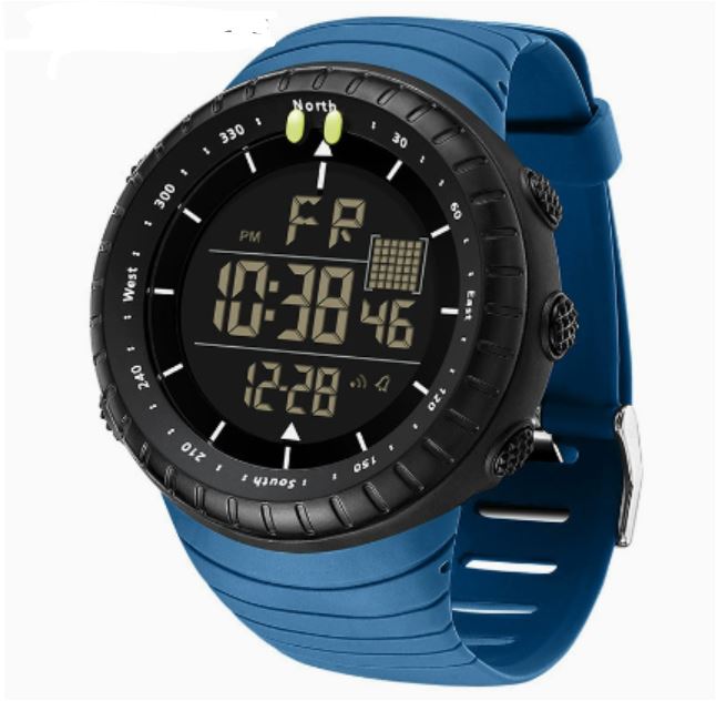 VierraSol | Reloj Digital Deportivo Impermeable para Hombre Henry – A Prueba de Golpes, Táctico y con Retroiluminación LED