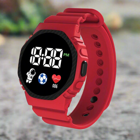 VierraSol | Reloj Infantil Aventura LED – Reloj Educativo Impermeable para Niños