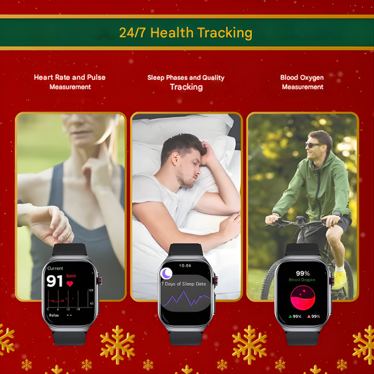 VierraSol | Reloj inteligente con pantalla amplia para el seguimiento de la salud