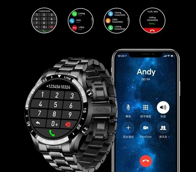 VierraSol | Reloj Inteligente de Lujo 4G – Estilo Elegante y Conectado con Llamadas y Conectividad