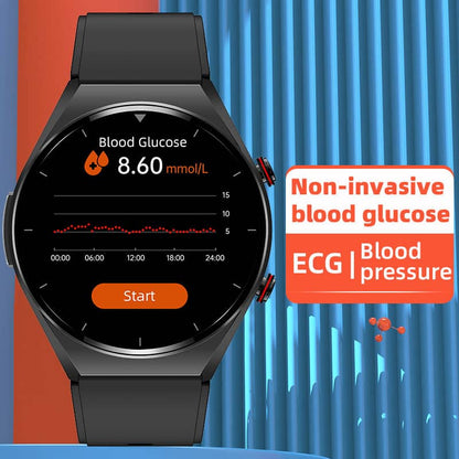 VierraSol | Reloj Inteligente de Salud Suga Pro con Monitoreo de Azúcar en Sangre, Presión Arterial, EKG/ECG y HRV