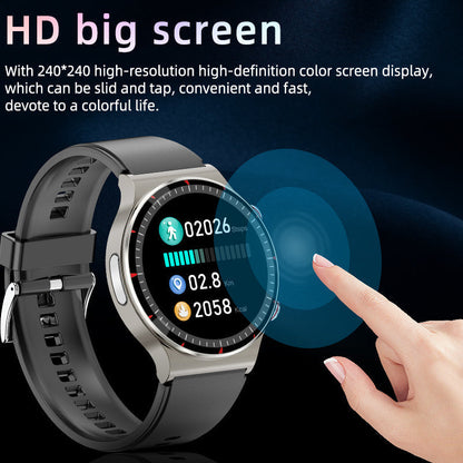 VierraSol | Reloj Inteligente Médico EKG | Certificado por CFDA | Biosensor de Alta Precisión de 512Hz | Monitoreo de SpO2 y Frecuencia Cardíaca | Análisis de Respiración Basado en IA | Impermeable IP67