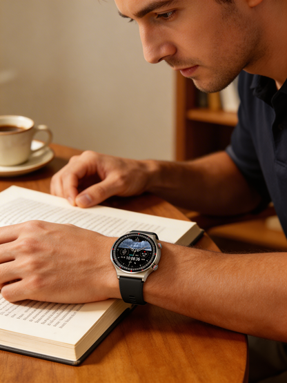 VierraSol | Reloj Inteligente para Hombre con Pantalla Color HD