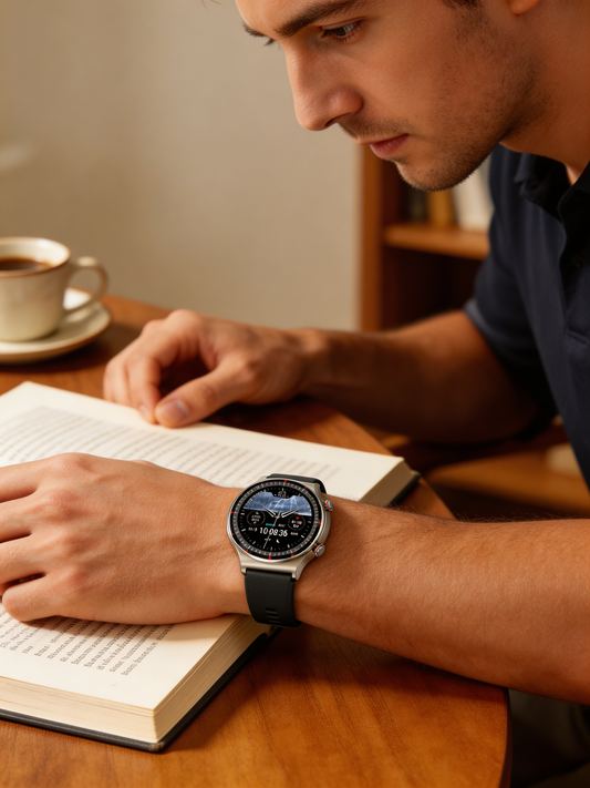 VierraSol | Reloj Inteligente para Hombre con Pantalla Color HD