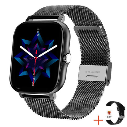 VierraSol | Reloj Inteligente para Mujeres con Carátula Cuadrada y Correa de Malla