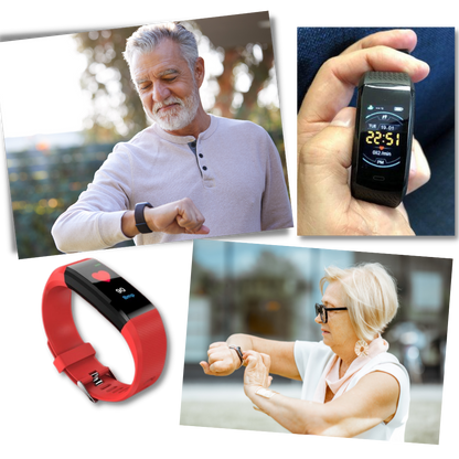 VierraSol | Reloj Inteligente para Personas Mayores | Frecuencia Cardíaca y Presión Arterial Siempre a la Vista