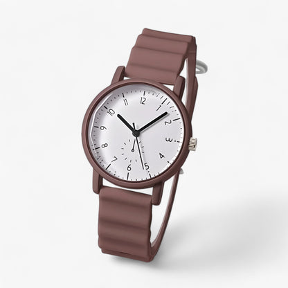 VierraSol | Reloj Jelly Mina – Reloj de Cuarzo Colorido con Elegante Correa de Silicona en Olas