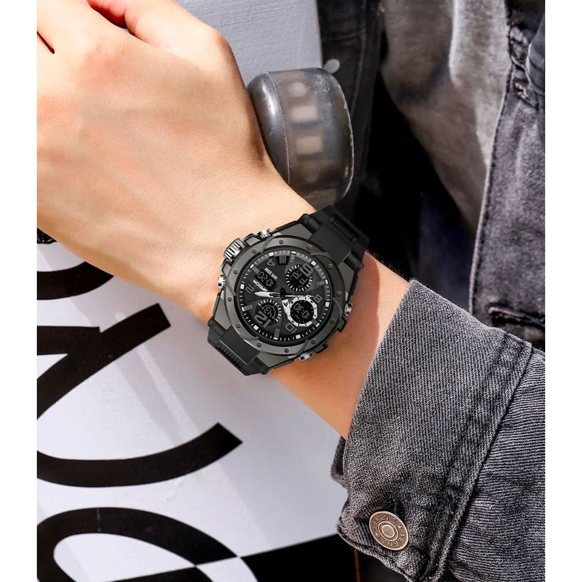 VierraSol | Reloj Militar para Hombre con Pantalla Analógica Digital y Características