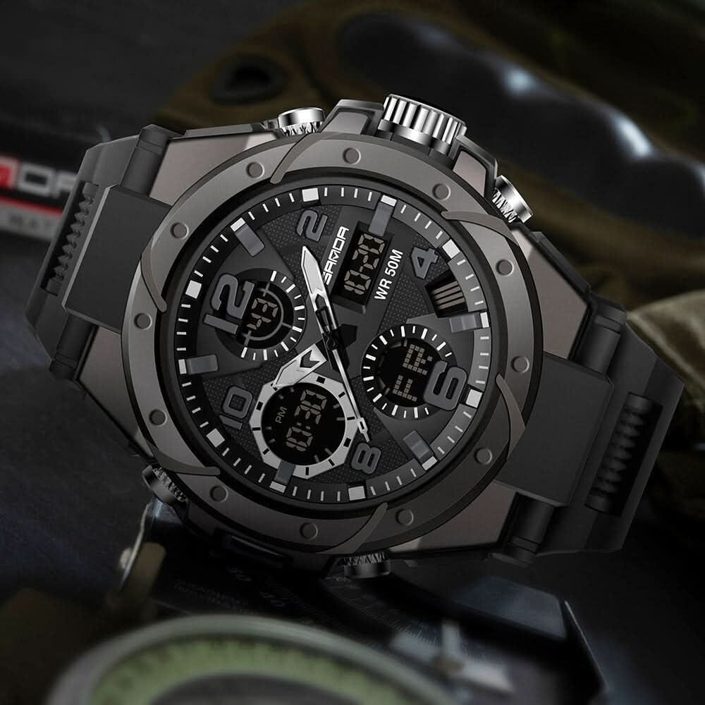 VierraSol | Reloj Militar para Hombre con Pantalla Analógica Digital y Características