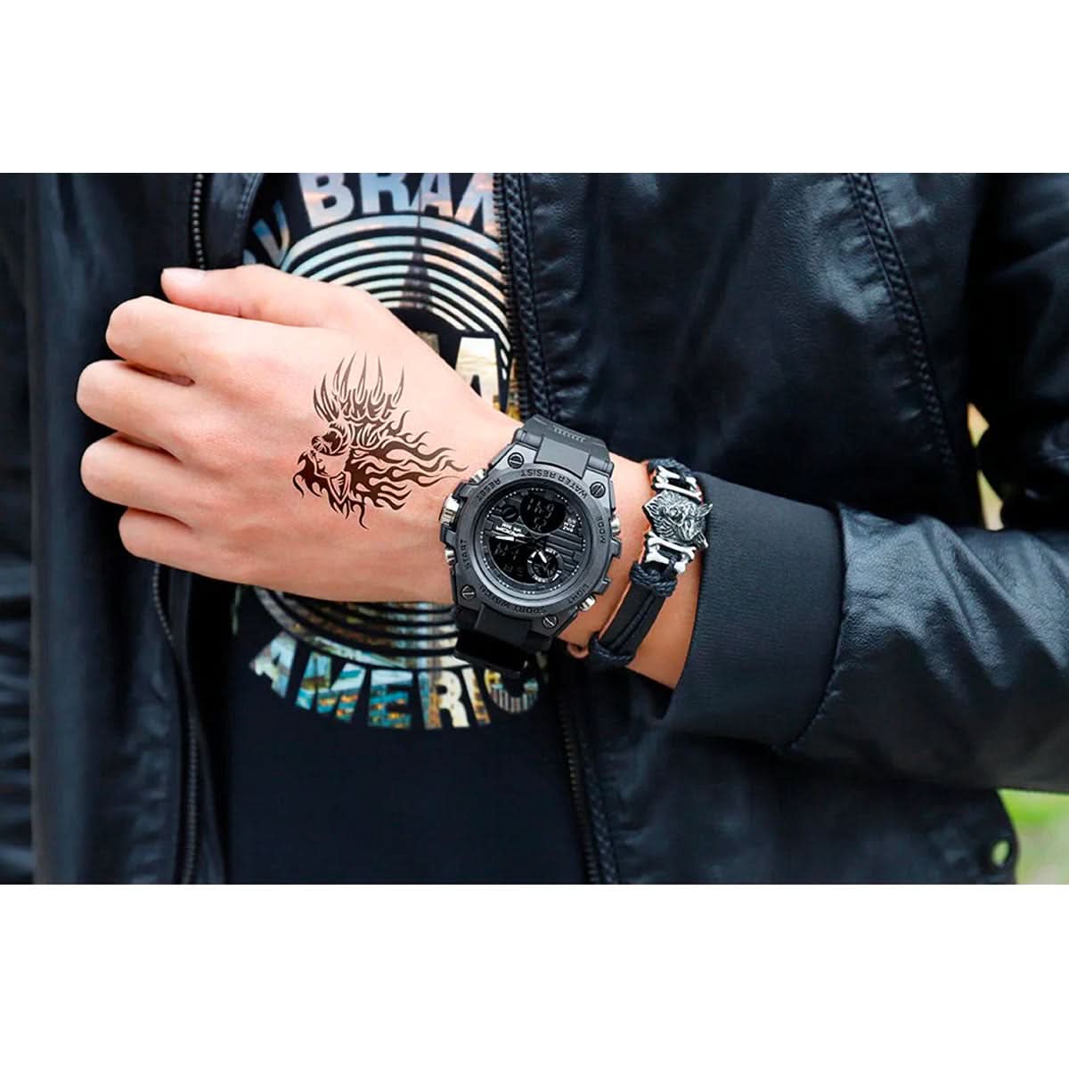 VierraSol | Reloj Militar para Hombre con Pantalla Analógica Digital y Características