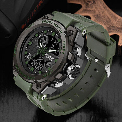 VierraSol | Reloj Militar TitanGuard para Hombre – Reloj Analógico y Digital Multifuncional Robusto