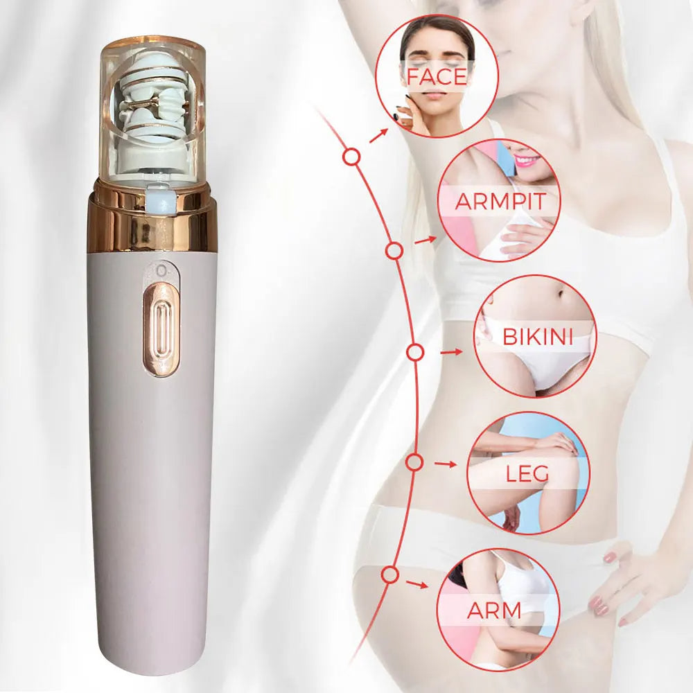 VierraSol | Removedor de Vello Facial y Epilador 2 en 1 para Mujeres