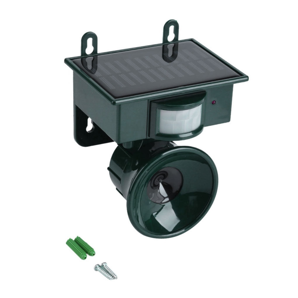VierraSol | Repelente Solar de Aves con Sensor de Movimiento y Sonido