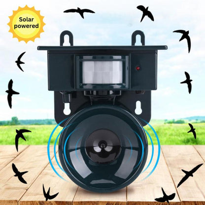 VierraSol | Repelente Solar de Aves con Sensor de Movimiento y Sonido