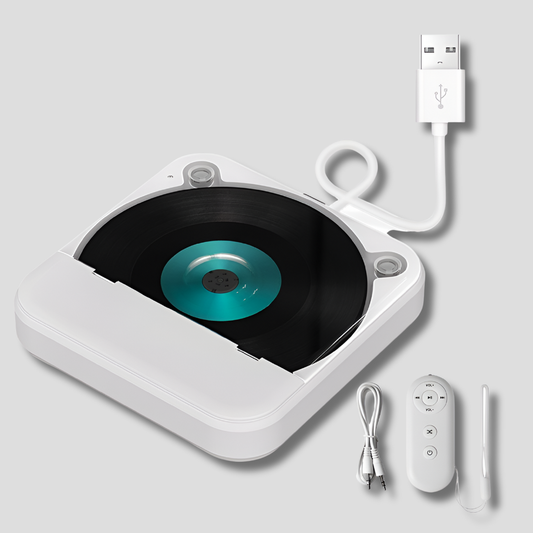 VierraSol | Reproductor de CD Portátil con Entrada USB y AUX