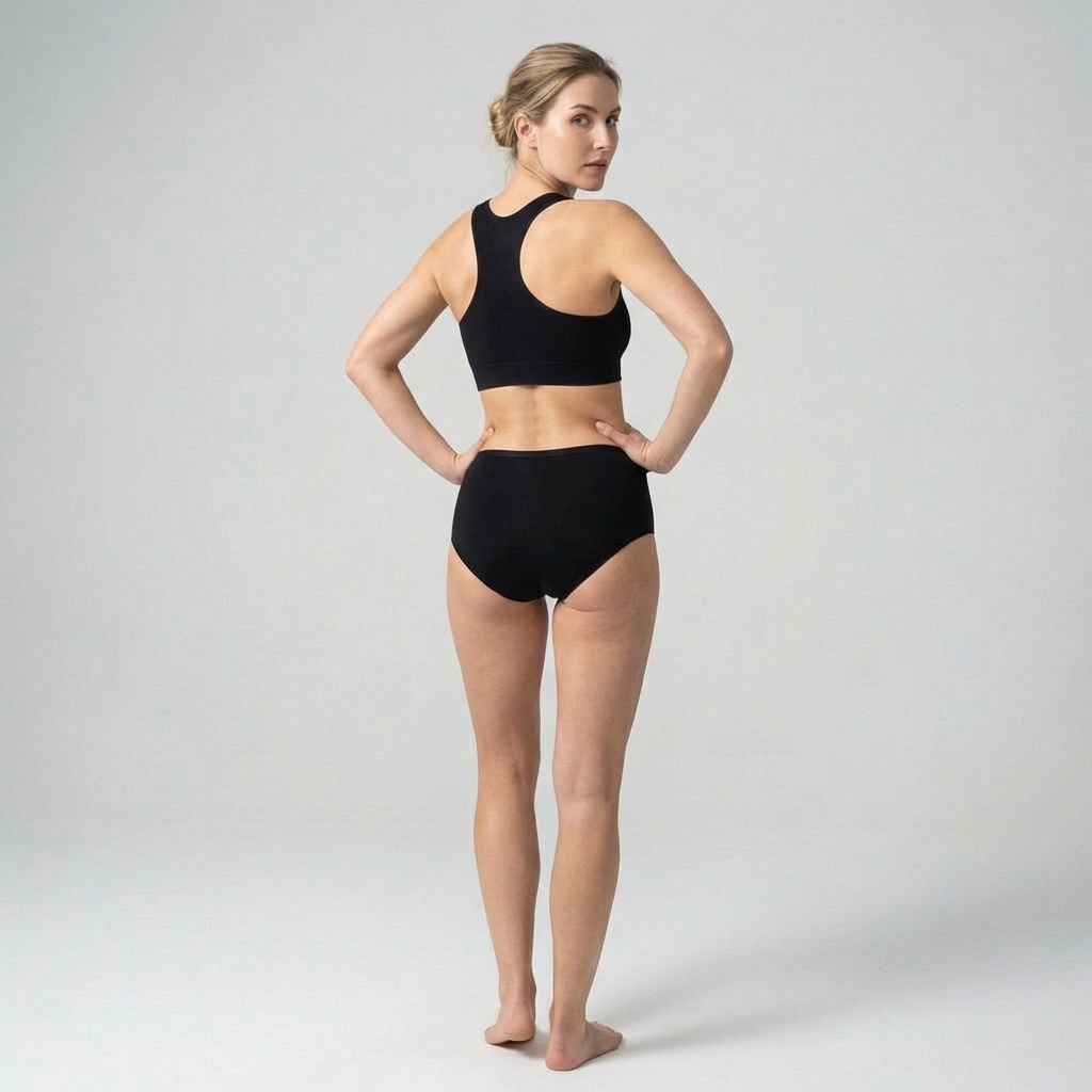 VierraSol | Ropa interior femenina para la menstruación sin costuras de cintura alta