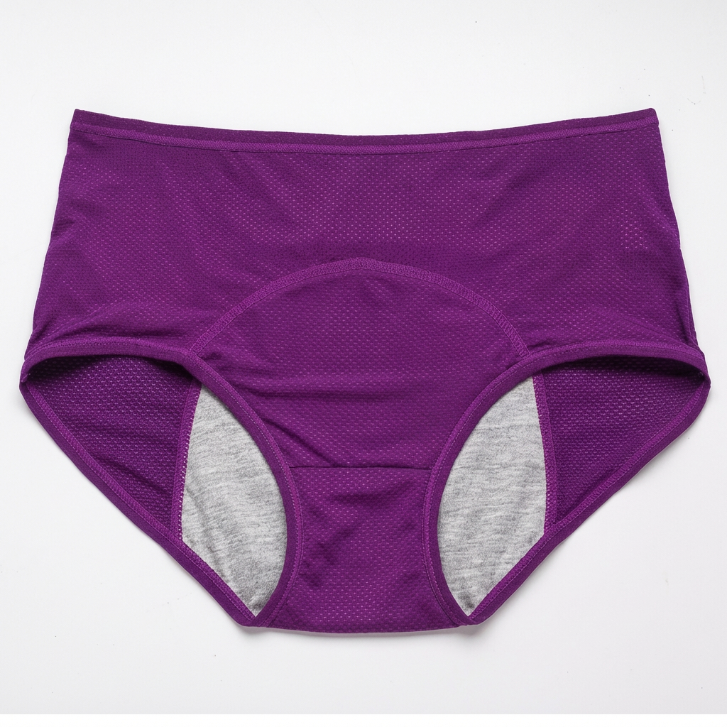 VierraSol | Ropa interior femenina para la menstruación sin costuras de cintura alta