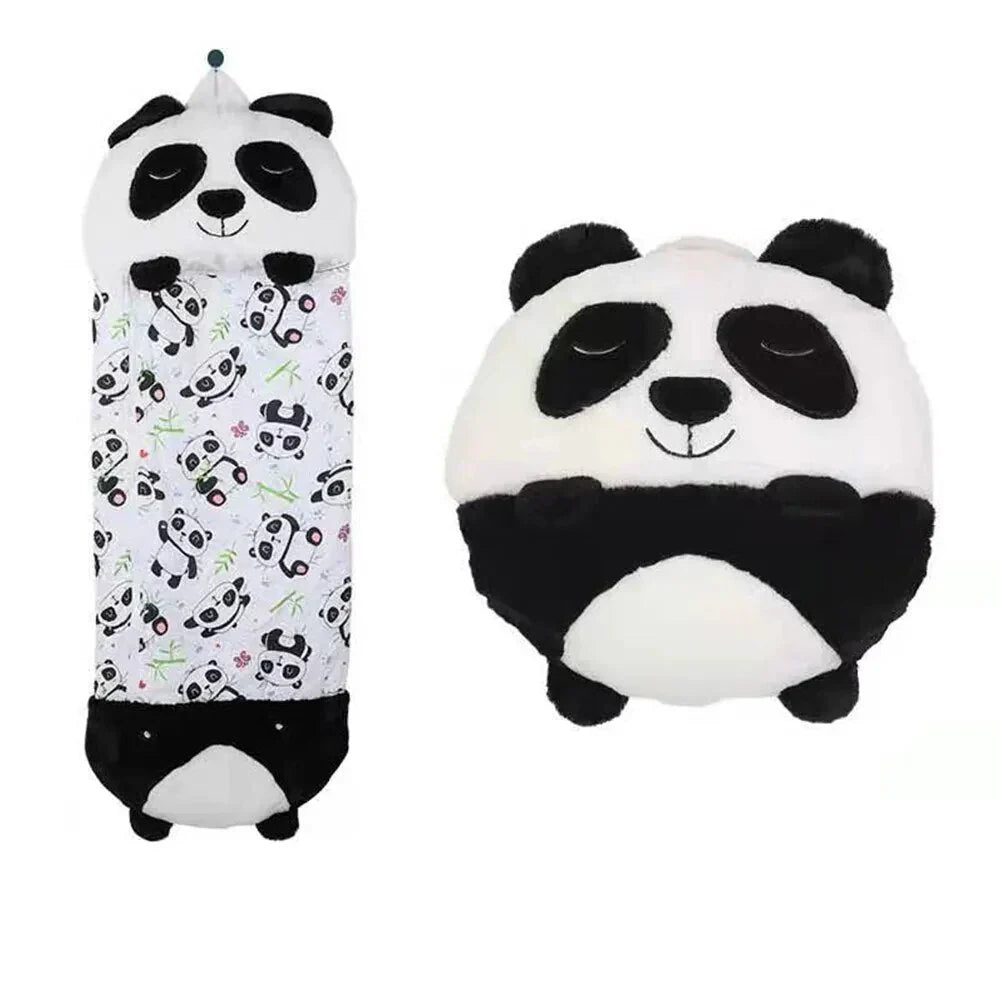 VierraSol | Saco de Dormir para Niños y Juguete de Abrazo - Amigos de Peluche