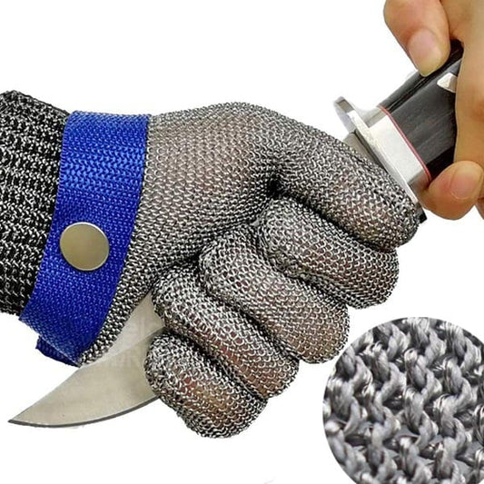 VierraSol | Safehands - Guante de Metal con Malla de Acero Inoxidable (Compra 1 y Llévate 1 Gratis)