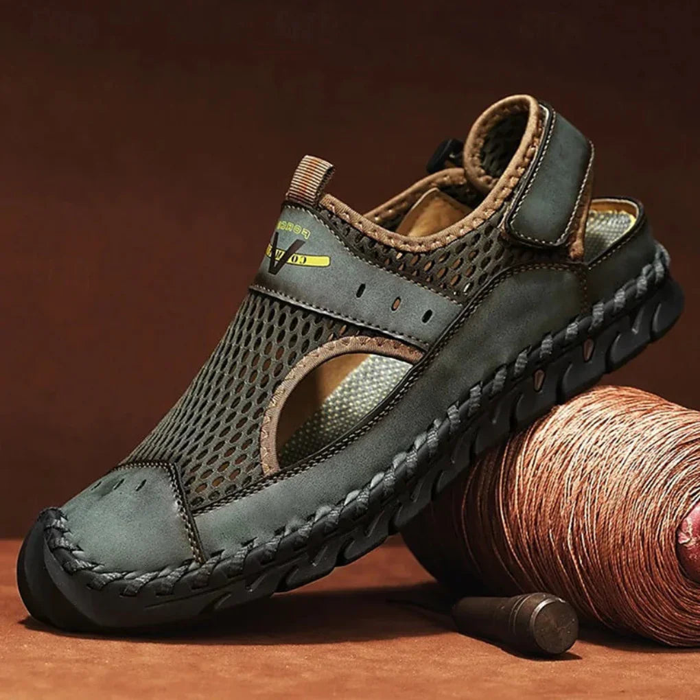 VierraSol | Sandalias de Pescador de Malla para Hombre