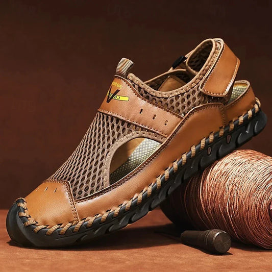 VierraSol | Sandalias de Pescador de Malla para Hombre