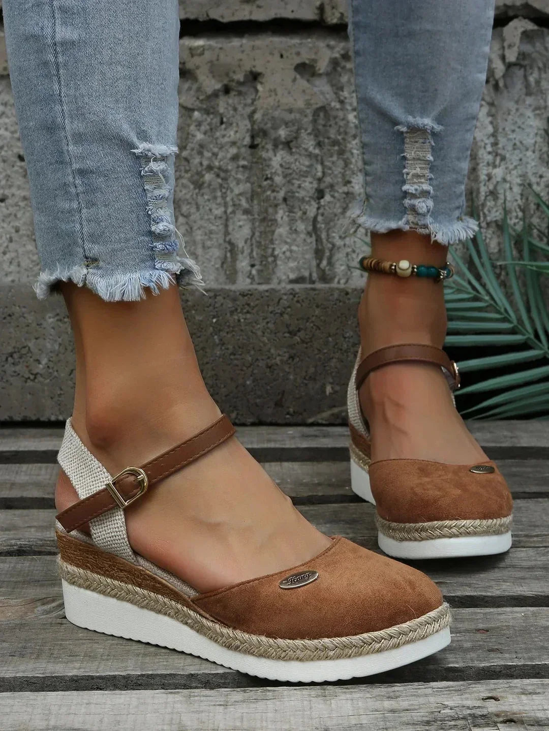 VierraSol | Sandalias de Plataforma de Espadrille para Mujeres