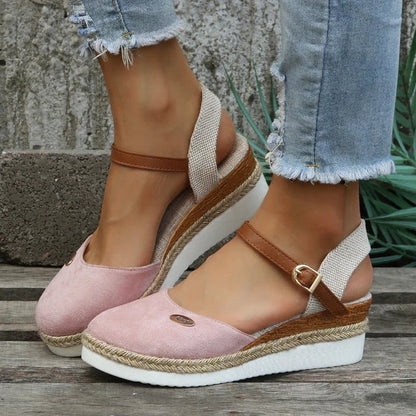 VierraSol | Sandalias de Plataforma de Espadrille para Mujeres