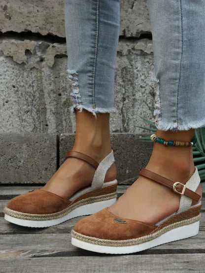VierraSol | Sandalias de Plataforma de Espadrille para Mujeres