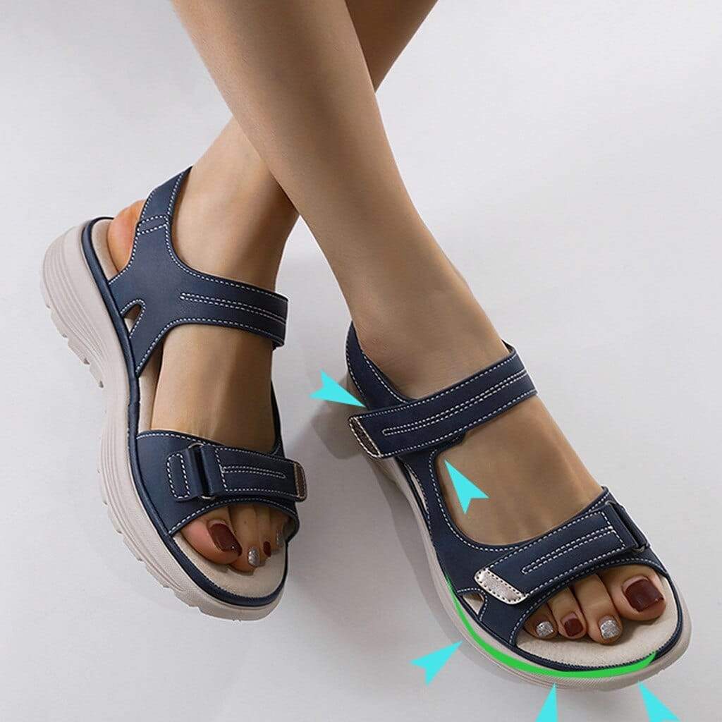 VierraSol - Sandalias Ortopédicas para Mujeres – Correas Ajustables para un Confort Óptimo