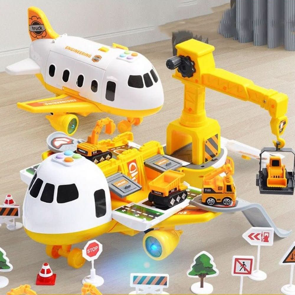 VierraSol | Set de Avión y Vehículo para Niños Creativos