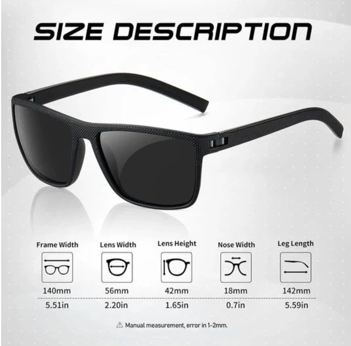 VierraSol | Set de Gafas de Sol Polarizadas ZichtZeker de 3 Piezas – Protección UV400 y Comodidad
