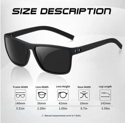 VierraSol | Set de Gafas de Sol Polarizadas ZichtZeker de 3 Piezas – Protección UV400 y Comodidad