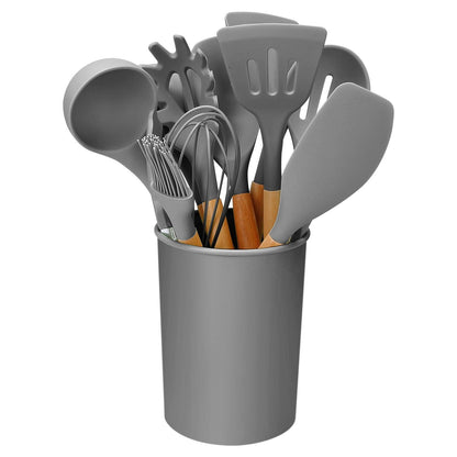 VierraSol | Set de Utensilios de Cocina de Silicona de 11 Piezas