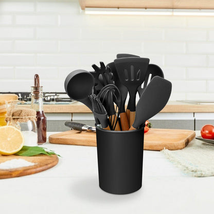 VierraSol | Set de Utensilios de Cocina de Silicona de 11 Piezas