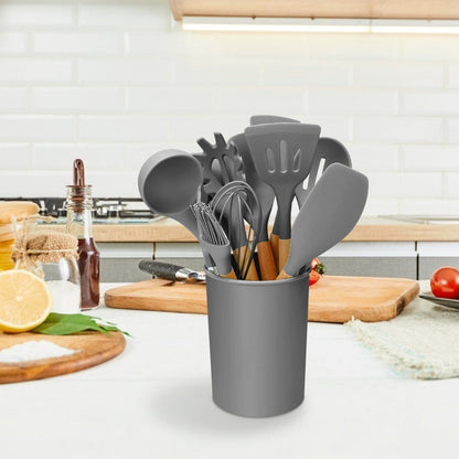 VierraSol | Set de Utensilios de Cocina de Silicona de 11 Piezas