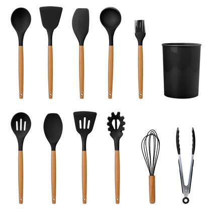 VierraSol | Set de Utensilios de Cocina de Silicona de 11 Piezas