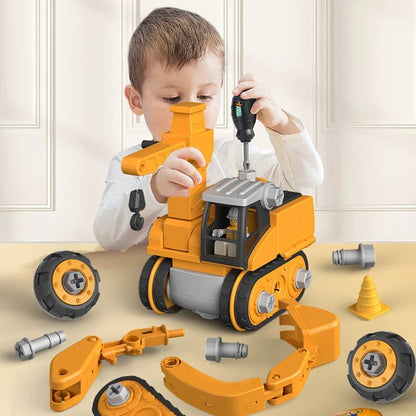 VierraSol | Set de Vehículos para Construir y Jugar Constructo – Juguete Educativo para Niños (120+ Piezas)