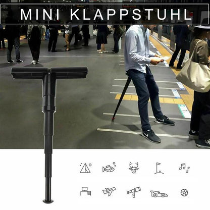 VierraSol | Silla Mini Plegable Portátil para Hacer Cola al Aire Libre etc.