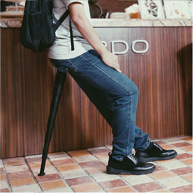 VierraSol | Silla Mini Plegable Portátil para Hacer Cola al Aire Libre etc.
